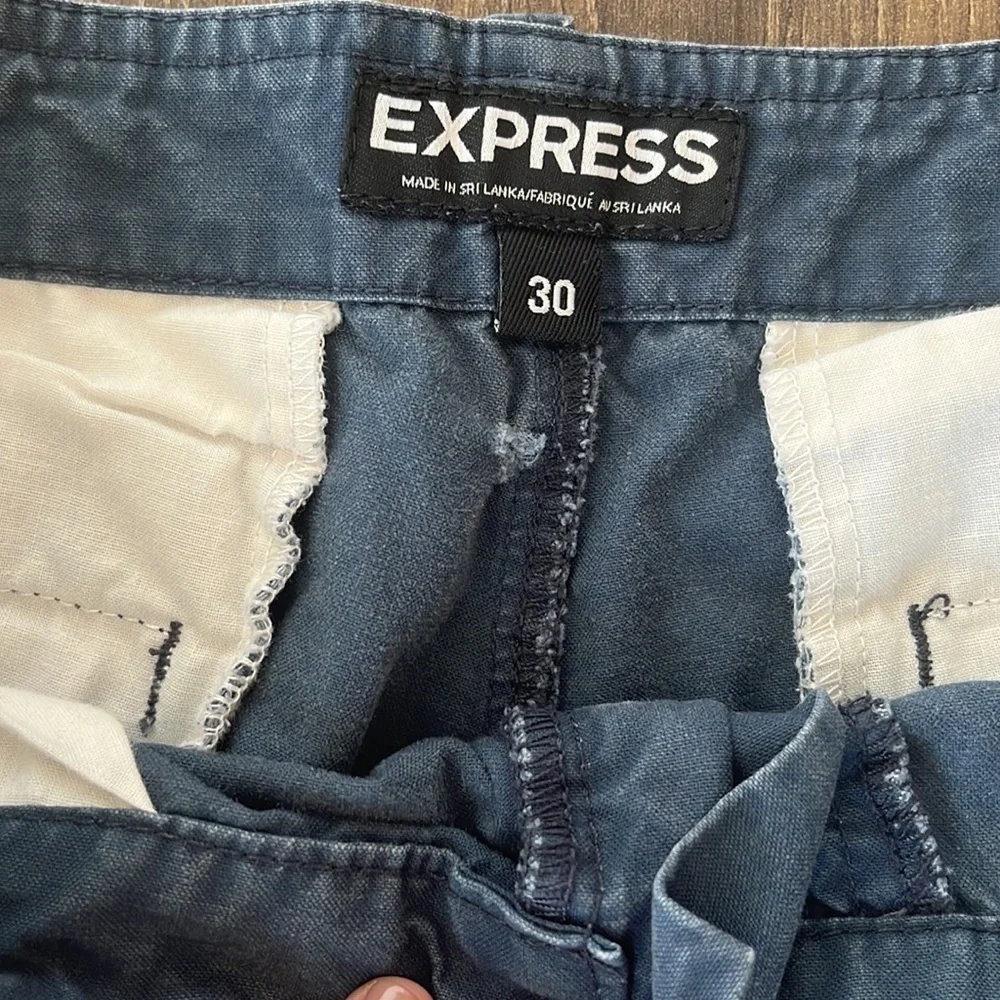 Express Blue Chino Shorts​​​ (Size 30)​​​​​​​​​​​​​